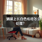 猫脚上长白色疙瘩怎么处理？（图2）