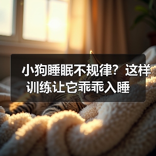 小狗睡眠不规律？这样训练让它乖乖入睡（图4）