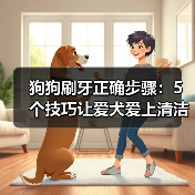 狗狗刷牙正确步骤：5个技巧让爱犬爱上清洁牙齿（图1）