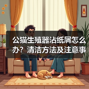 公猫生殖器沾纸屑怎么办？清洁方法及注意事项（图2）
