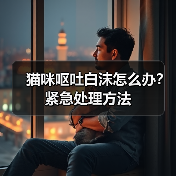 猫咪呕吐白沫怎么办？紧急处理方法（图3）