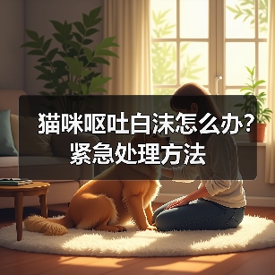 猫咪呕吐白沫怎么办？紧急处理方法（图1）