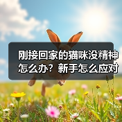 刚接回家的猫咪没精神怎么办？新手怎么应对？（图1）