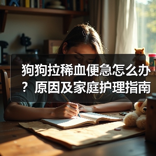 狗狗拉稀血便急怎么办？原因及家庭护理指南（图4）