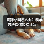 狗狗总叫怎么办?科学方法教你轻松止吠(图1) 狗狗总叫怎么办?科学方法教你轻松止吠(图1)