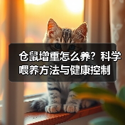 仓鼠增重怎么养？科学喂养方法与健康控制（图4）