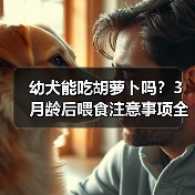 幼犬能吃胡萝卜吗？3月龄后喂食注意事项全解析（图3）