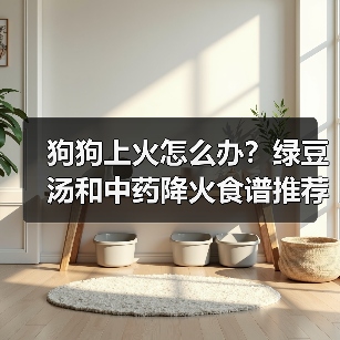 狗狗上火怎么办？绿豆汤和中药降火食谱推荐（图4）