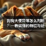 狗狗大便异常怎么判断？一看就懂的特征与处理指南（图3）