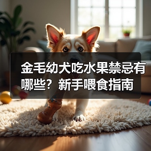 金毛幼犬吃水果禁忌有哪些？新手喂食指南（图3）