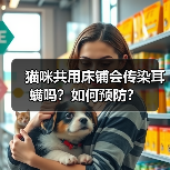 猫咪共用床铺会传染耳螨吗？如何预防？（图1）