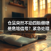 仓鼠突然不动四肢僵硬是危险信号？紧急处理指南（图3）