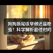 狗狗断尾该早做还是晚些？科学解析最佳时间（图3）