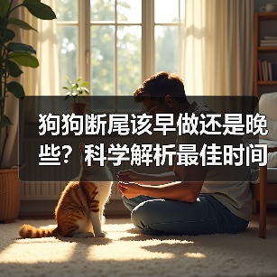 狗狗断尾该早做还是晚些？科学解析最佳时间（图4）