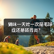 猫咪一天吐一次是毛球症还是肠胃炎?(图3) 猫咪一天吐一次是毛球症还是肠胃炎?(图3)