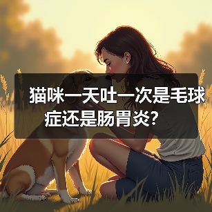 猫咪一天吐一次是毛球症还是肠胃炎?(图4) 猫咪一天吐一次是毛球症还是肠胃炎?(图4)