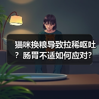 猫咪换粮导致拉稀呕吐？肠胃不适如何应对？（图1）