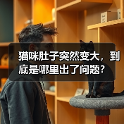 猫咪肚子突然变大，到底是哪里出了问题？（图1）