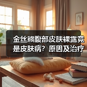 金丝熊腹部皮肤裸露竟是皮肤病？原因及治疗全解析（图1）