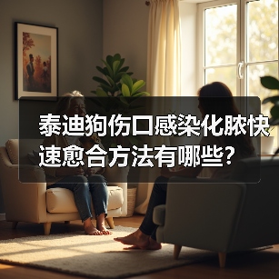 泰迪狗伤口感染化脓快速愈合方法有哪些？（图1）