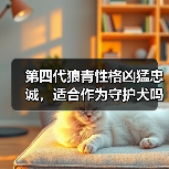 第四代狼青性格凶猛忠诚，适合作为守护犬吗？（图1）