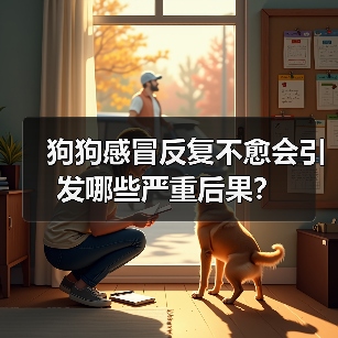 狗狗感冒反复不愈会引发哪些严重后果？（图4）
