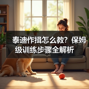 泰迪作揖怎么教？保姆级训练步骤全解析（图2）