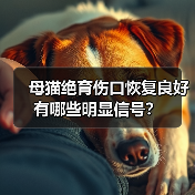母猫绝育伤口恢复良好有哪些明显信号？（图2）