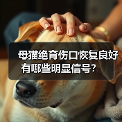 母猫绝育伤口恢复良好有哪些明显信号？（图3）