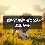 猫咪严重掉毛怎么办？原因揭秘（图1）