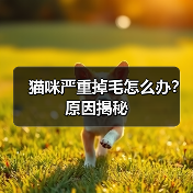 猫咪严重掉毛怎么办？原因揭秘（图3）