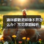 猫咪眼睛流脓睁不开怎么办？常见原因解析（图4）