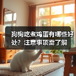 狗狗吃煮鸡蛋有哪些好处？注意事项需了解（图1）