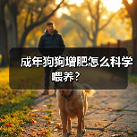 成年狗狗增肥怎么科学喂养？（图1）