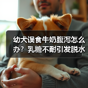幼犬误食牛奶腹泻怎么办？乳糖不耐引发脱水危机（图2）