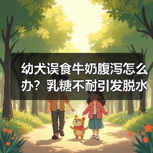 幼犬误食牛奶腹泻怎么办？乳糖不耐引发脱水危机（图3）