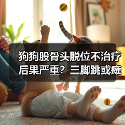 狗狗股骨头脱位不治疗后果严重？三脚跳或瘫痪风险高（图2）