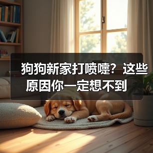 狗狗新家打喷嚏？这些原因你一定想不到（图1）