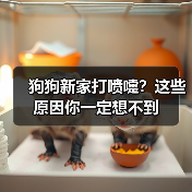 狗狗新家打喷嚏？这些原因你一定想不到（图4）