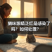 猫咪眼睛泛红是感染了吗？如何处理？（图2）