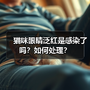猫咪眼睛泛红是感染了吗？如何处理？（图3）