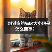 刚到家的猫咪大小眼是怎么回事？（图2）