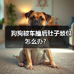 狗狗被车撞后肚子鼓包怎么办？（图4）