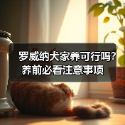 罗威纳犬家养可行吗？养前必看注意事项（图2）