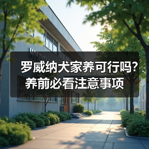 罗威纳犬家养可行吗？养前必看注意事项（图3）