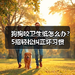狗狗咬卫生纸怎么办？5招轻松纠正坏习惯（图3）