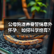 公母狗混养需警惕意外怀孕，如何科学绝育？（图1）