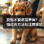 狗狗不爱吃营养膏？正确喂养方法和注意事项（图3）