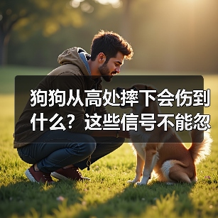 狗狗从高处摔下会伤到什么？这些信号不能忽视（图1）