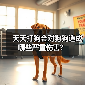 天天打狗会对狗狗造成哪些严重伤害？（图2）